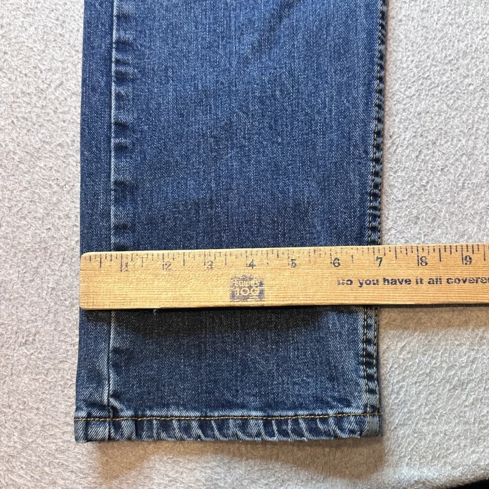 Levi's 505 Jeans Mens 33x34 (32x31) Blue‎ Regular Fit Straight Leg Stretch Denim